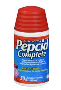 Pepcid Complete Tablet Berry 50Ct Item No.: 4669162 NDC No.: 16837029150 16837-0291-5 16837-0291-50 168372915 UPC No.: 7-16837-29150-3 716837-291503 716837291503
