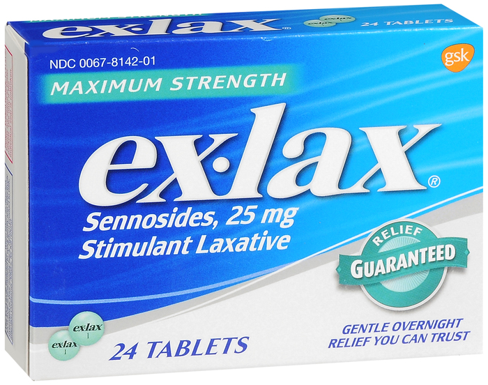 Ex-Lax Maximum Strength Stimulant Laxative Tablets 24ct by Glaxo
