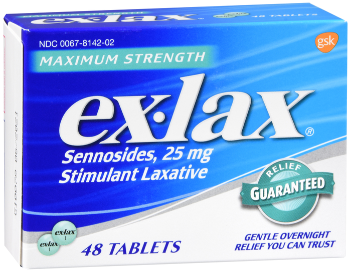Ex-Lax Maximum Strength Tablet 48Ct by Glaxo