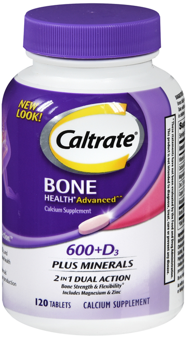 Caltrate 600-D Plus Mineral Tablet 120 Count