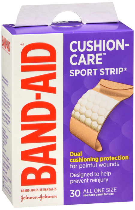 Band Aid Sport Strip Extra Wide 1Sz 30Ct