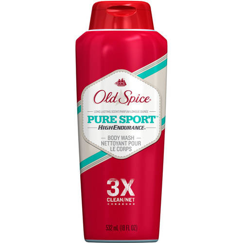 Old Spice High Endurance Body Wash Pure Sport - 18 Fl oz Bottle
