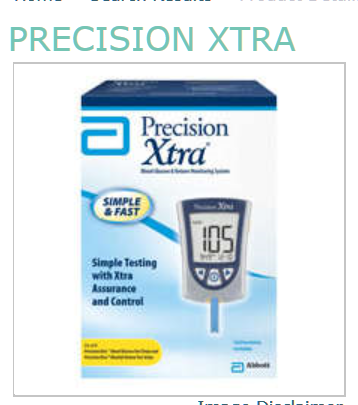 PRECISION XTRA METER by Abbott Diabetes PRECISION XTRA METER by ABBOTT DIABETES CARE SALES ITEM NO.:4698738 NDC No.: 57599881401 57599-8814-01 57599-8814-1 57599881401 UPC NO.: 093815988144 IT