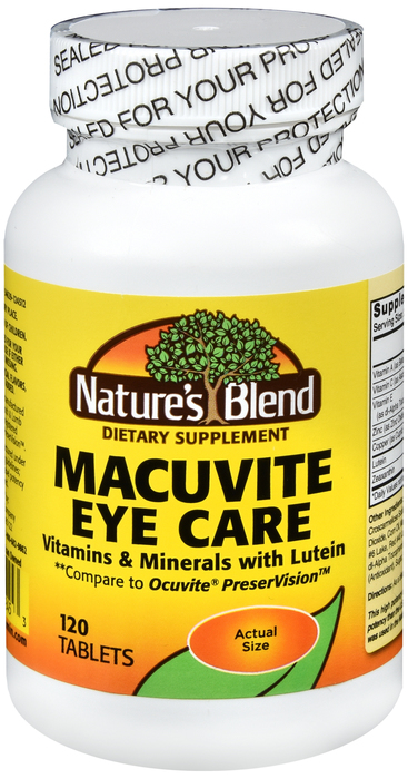 Macuvite Tablet 120 Count Nature's Blend