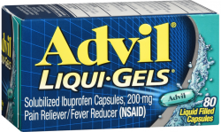 Advil 200 mg Caplet 80 by Pfizer