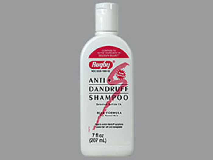 Pack of 12-Selenium Sulfide 1% Shampoo Gen Selsun Blue 7oz Watson Shampoo 7 oz By Major Pharma/Rugby USA 