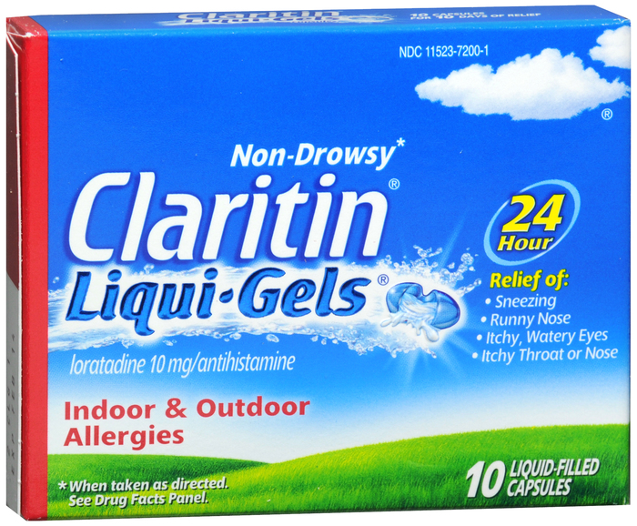Claritin 10mg 24Hr Liquigel 10 Count By Bayer Corp/Cons Health