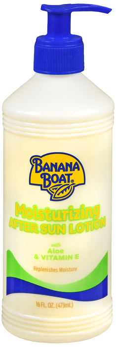 Case of 12-Banana Boat Moisturizing Aloe After Sun Pump Lotion 16oz