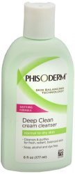 Phisoderm Cream Cleanser Normal Dry 6 Oz