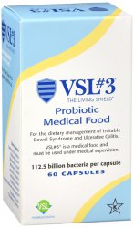 Vsl #3 Probiotic Capsule 60 Count By Sigma-Tau Pharmaceuticals Ref