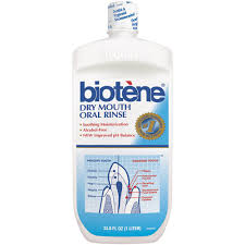 Case of 4-Biotene Dry Mouth Oral Rinse A/F Liquid 33.8 oz By Glaxo Smith Kline C