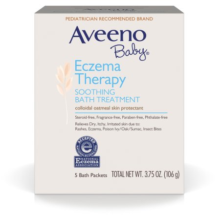 Aveeno Baby Eczema Therapy Soothing Bath Treatment For Minor Skin 