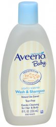 Aveeno Baby Wash/Shampoo 8 Oz B   By J&J Consumer