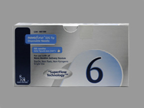 Novofine pen needle 32g 6mm (301691851897)