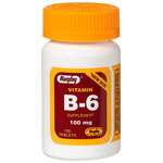 Vit B-6 100 mg Tab 100 By Major Pharma/Rugby Pyridoxine Hcl