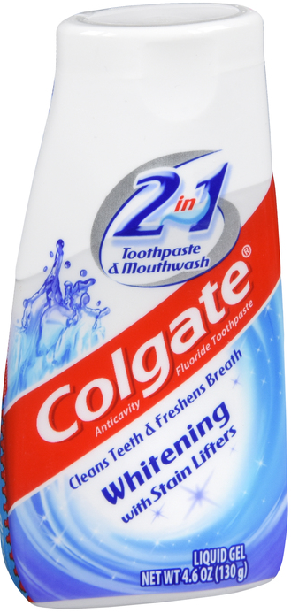 Pack of 12-Colgate 2N1 Whiten Liquid Toothpaste 4.6 oz By Colgate Palmolive USA 