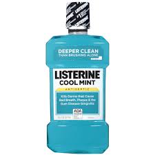 Case of 6-Listerine Cool Mint Liquid 1Lt By J&J Consumer USA 