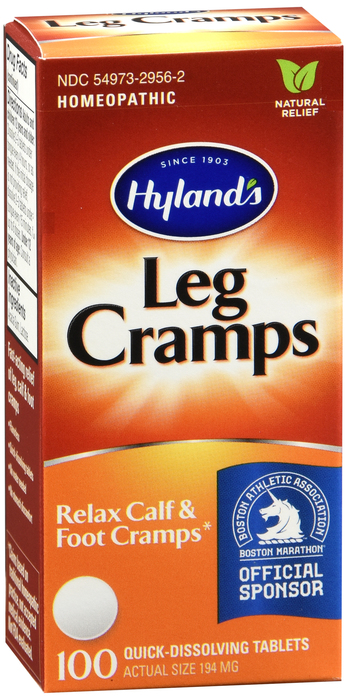 Case of 36-Hylands Leg Cramps Tab 100 By Hyland's USA 