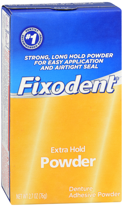 Case of 24-Fixodent Powder Extra Hold Powder 2.7 oz By Procter & Gamble Dist Co 