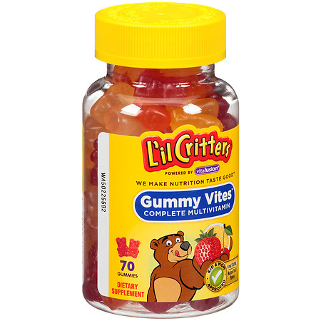 L'Il Critters Gummy Vites Multivitamin/Mineral Supplement 70 Count
