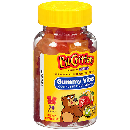 Pack of 12-L'Il Critters Gummy Vites Multivitamin/Mineral Supplement 70 Count