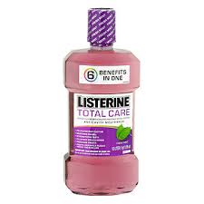 Case of 6-Listerine Total Care Fresh Mint Liquid 1Lt By J&J Consumer USA 