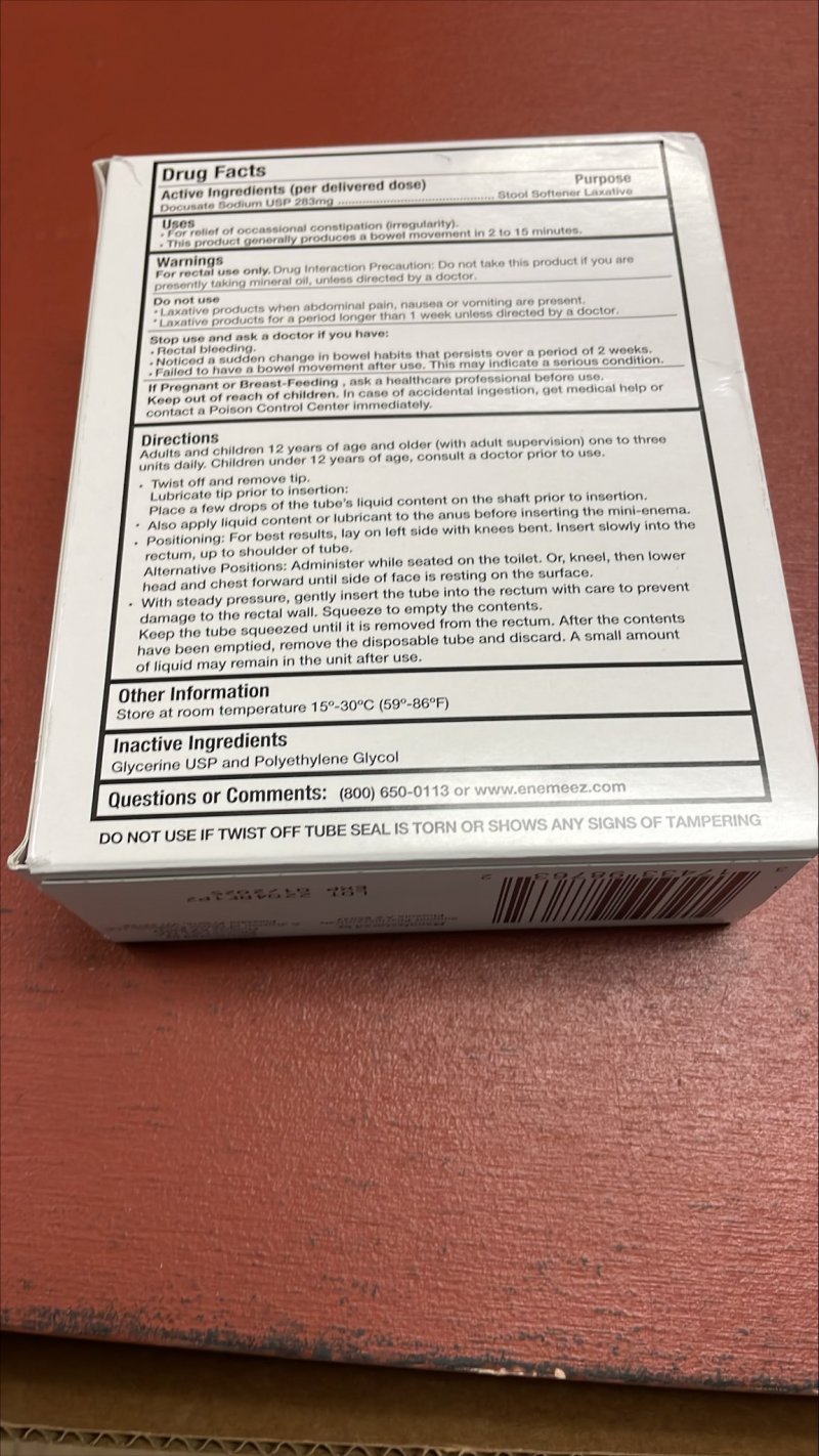 Enemeez Mini Enema Single Tube 30 Count by Quest Products USA