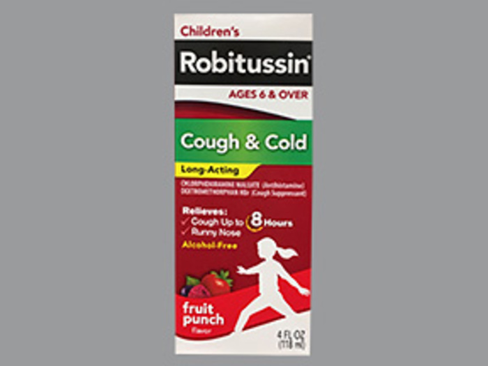 Robitussin Child Cough Cold LA Syrup 4 oz BY PFIZER Case of 24
