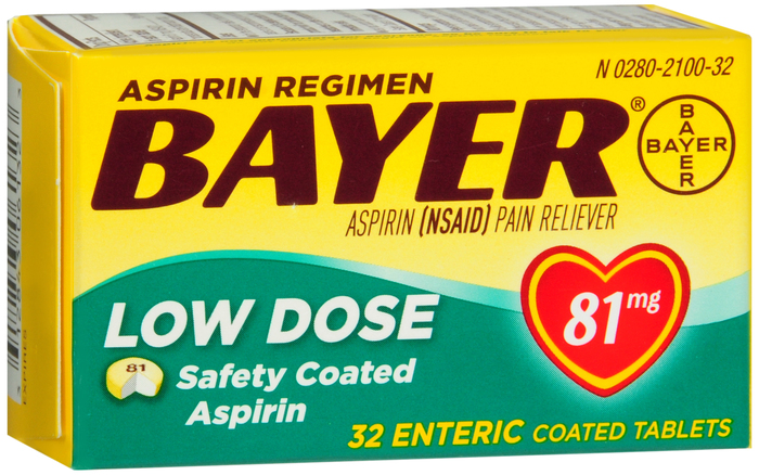 Bayer Lo Dose 81 mg Tab 32 