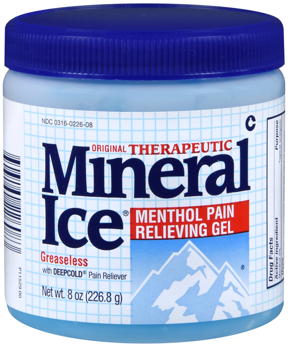 Mineral Ice Topical Gel 8 oz by Emerson