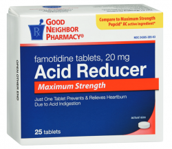 Pack-of-12 GNP Acid Reducer Famotidine Generic Pepcid 20 mg Tab 25