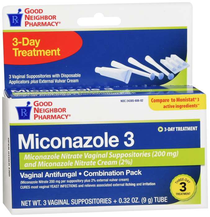 GNP Miconazole Gen Monistat  3 D/Appl Cream .32 oz