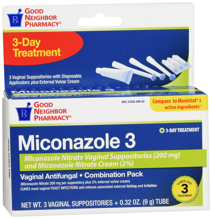 GNP Miconazole 3 D/Applicator Cream 3D/Appl 0.32 oz By Perrigo-GNP USA 