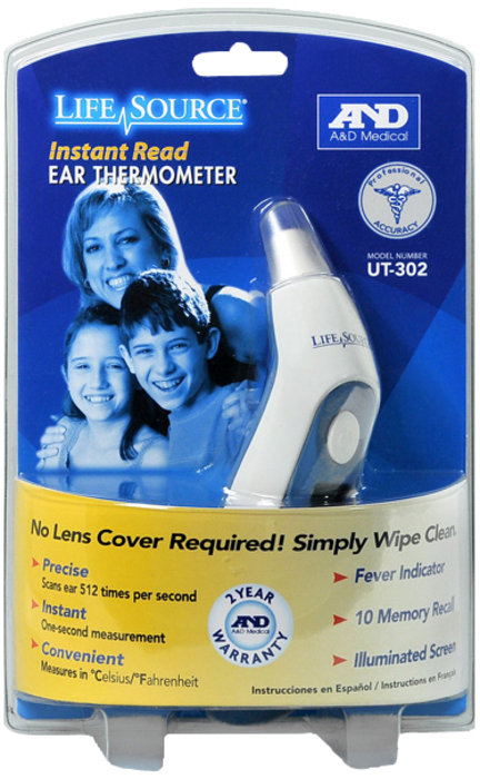 Thermometer Ear Instant System UT-302 By A&D Engineering USA 