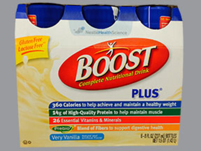 Boost Plus Ready to use Vanilla Retail 4X6X8 oz by Nestle