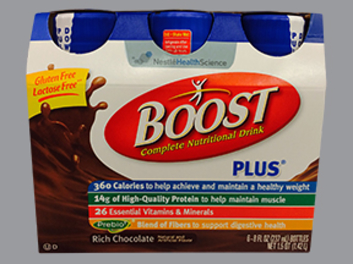 Boost Plus Energy Rich Chocolate Retl 4X6X8 oz By Nestle