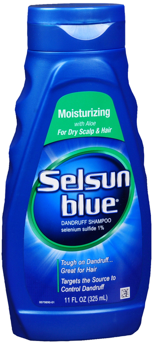 Case of 24-Selsun Blue Shampoo Moist Treat 11oz Shampoo 11 oz By Chattem Drug & Chem Co USA 
