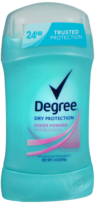 Degree Women Inv/Sld Sheer Powder 1.6 oz Case of 12