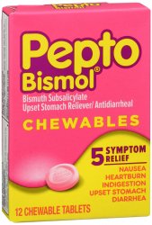 Pepto Bismol Chewtab Original 12Ct