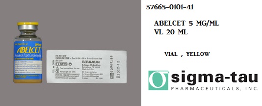 Rx Item-Abelcet Amphotericin 5Mg/ml Vial 20ml By Sigma Tau Enzon Refrigerated