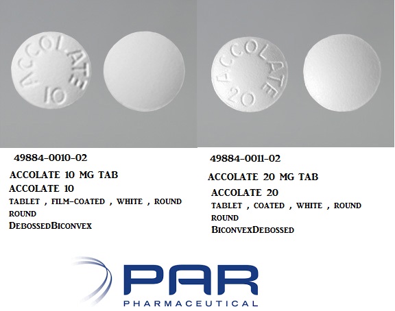 Rx Item-Accolate 10mg Tab 60 By Par Pharma