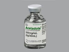 Rx Item-Acetadote 200Mg/ml Acetylcysteine Vial 4X30ml By Cumberland Pharma