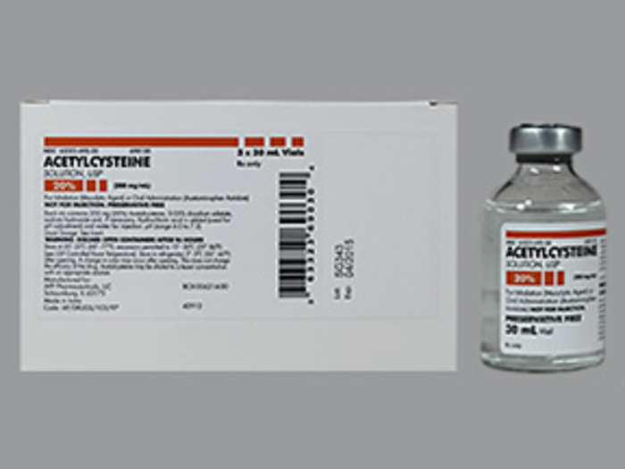 Rx Item-Acetylcysteine 20% 3X30 ML Sol by Fresenius Kabi Pharma USA 