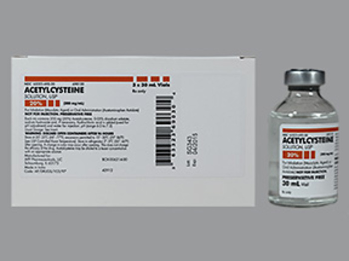 Rx ItemAcetylcysteine 20 3X30 ML Sol by Fresenius Kabi Pharma USA