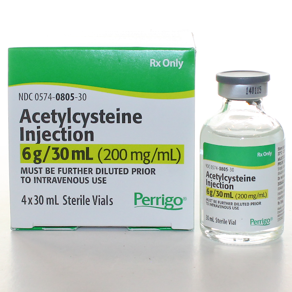 Rx Item-Acetylcysteine 20%  200Mg/ml Vial 4X30ml By Perrigo Pharma Gen Acetadot