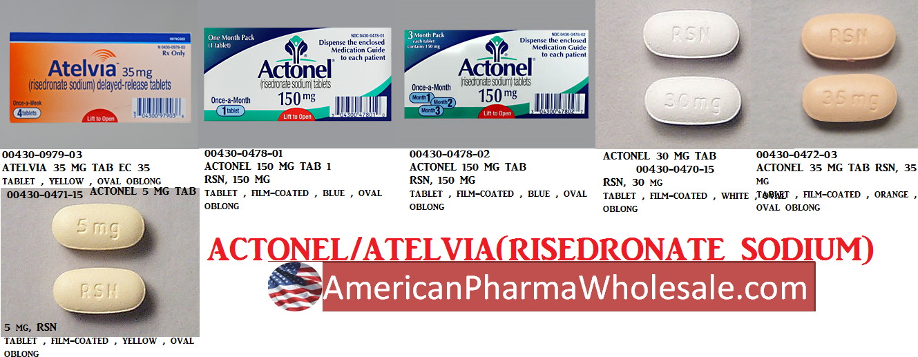 Rx Item-Actonel 5mg Tab 30 By Allergan Pharma