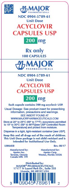 '.Acyclovir 200mg Gen Zovirax Ca.'