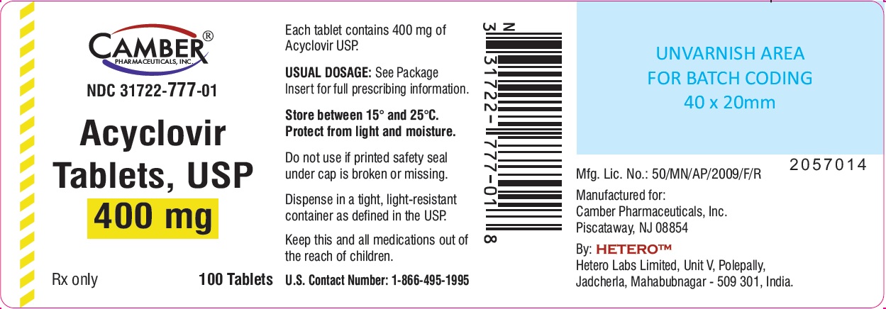 '.Acyclovir 400mg Gen Zovirax Ta.'