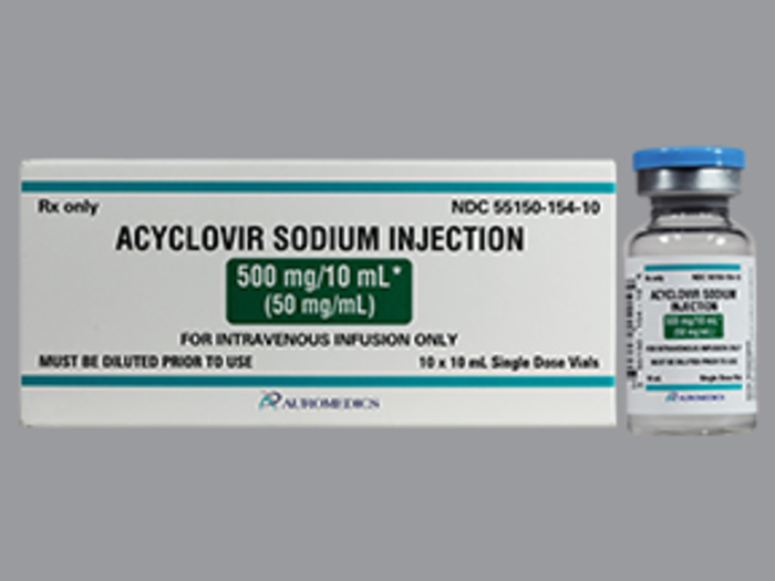 Rx Item-Acyclovir 50Mg/ml Gen Zovirax Vial 10X10ml By Auromedics Pharma