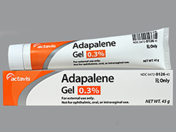 Rx Item-Adapalene 0.3% Gen Differin 45 GM GEL by Teva Pharma USA 